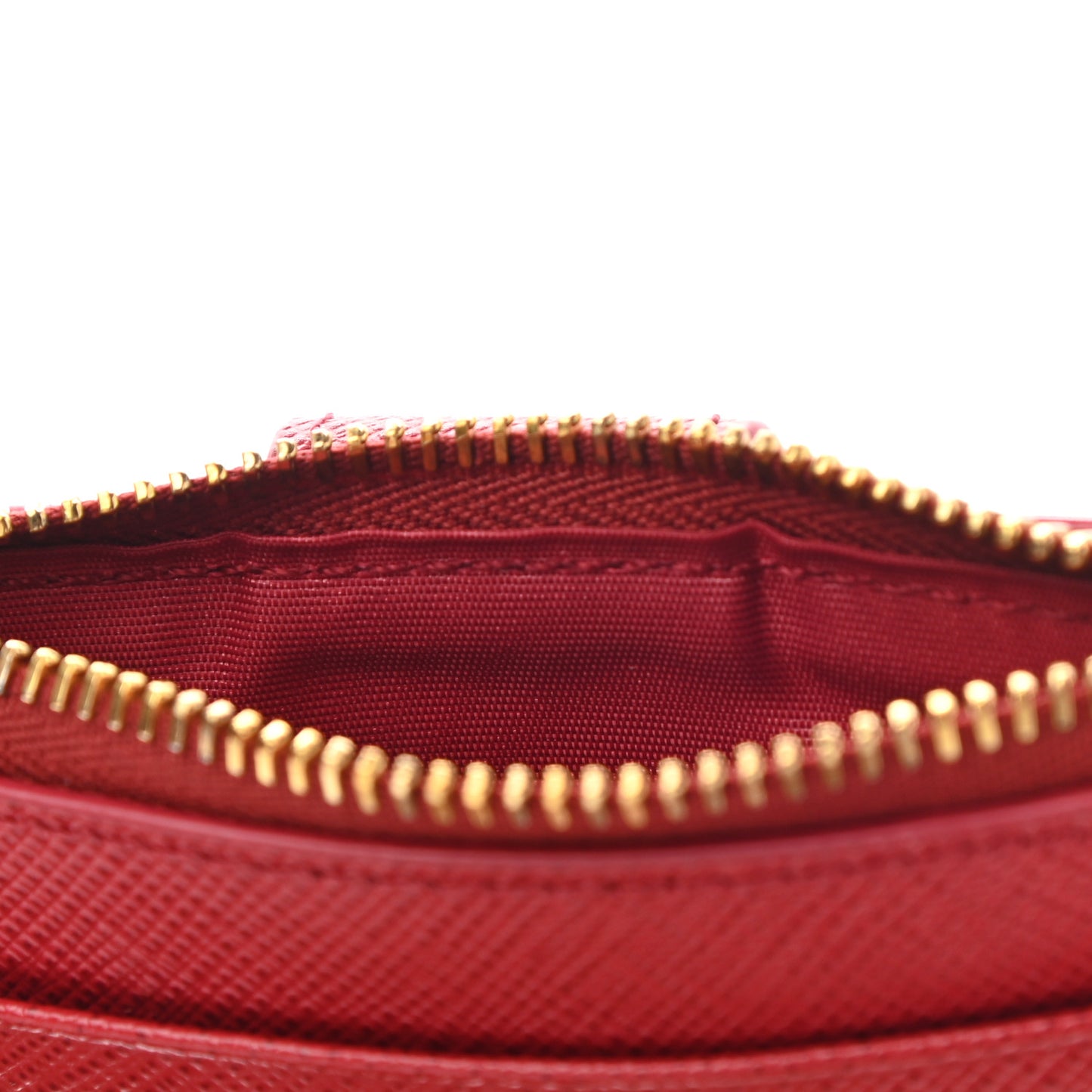 Saffiano Metal Card Holder Fuoco Peonia