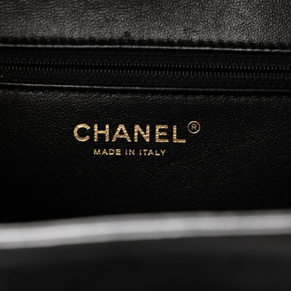 Chanel Caviar Quilted Large CC Filigree Vanity Case Black 7 of 12