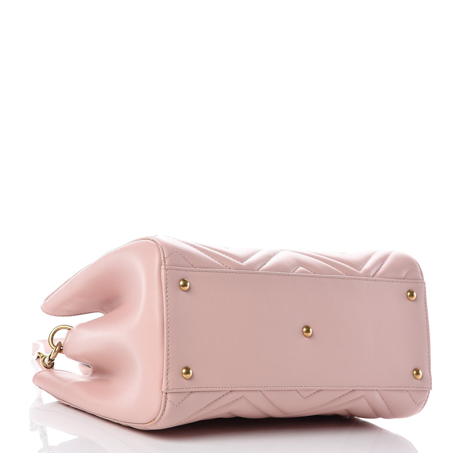 Calfskin Matelasse Small GG Marmont Tote Perfect Pink