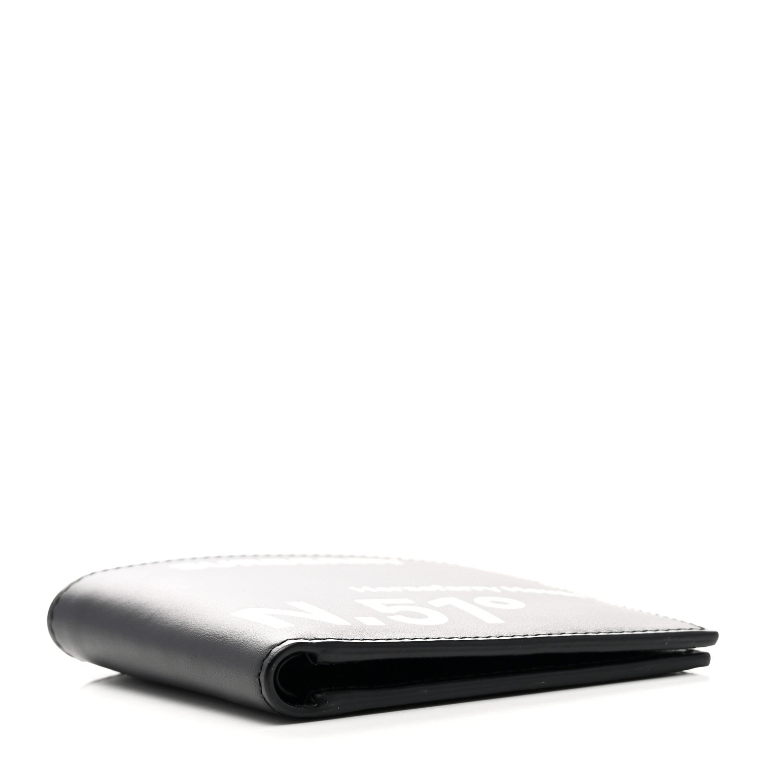 Burberry Calfskin Horseferry Coordinates Print Wallet Black 4 of 6