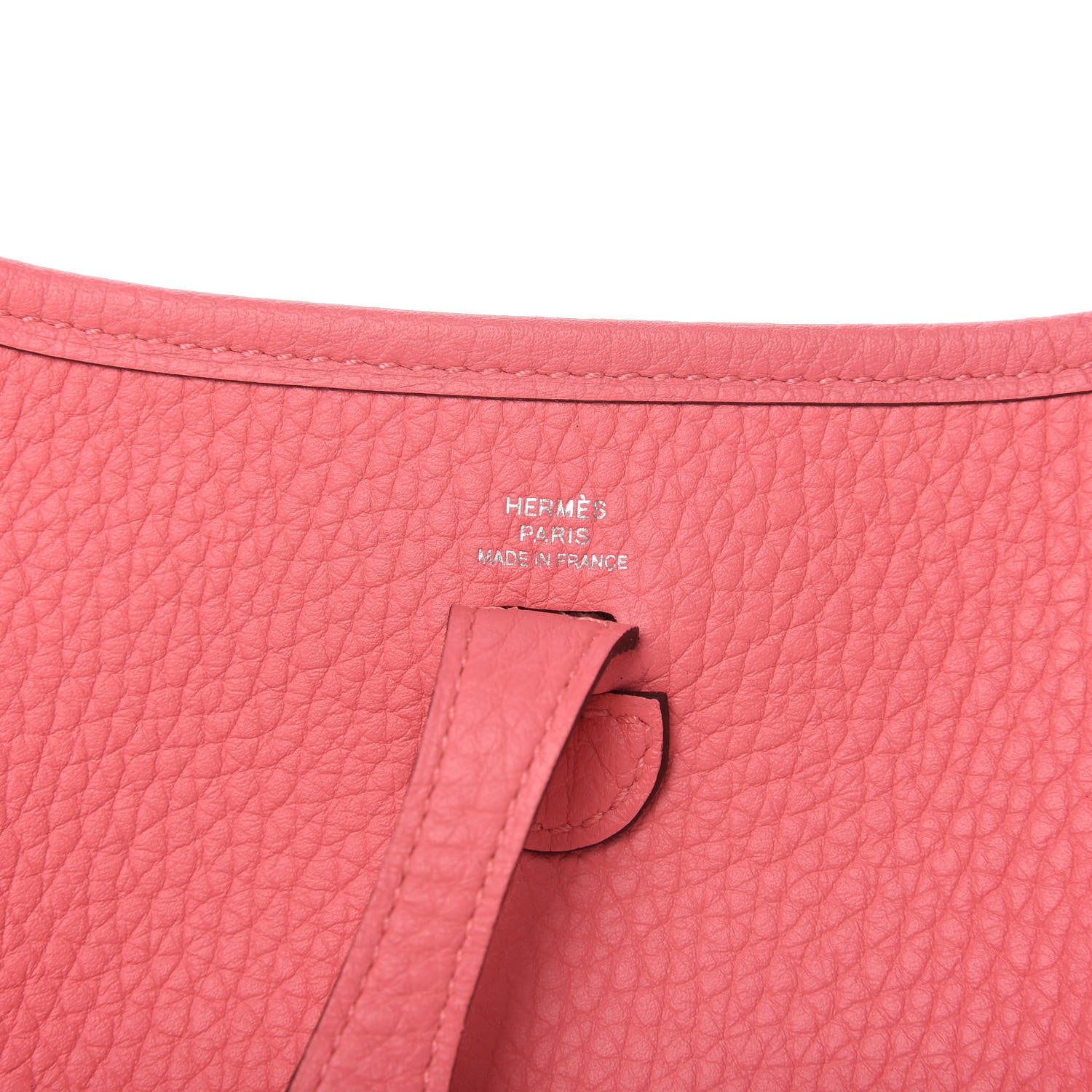 Hermes Taurillon Clemence Amazone Evelyne TPM Rose Azalee Rouge Pivoine 8 of 10