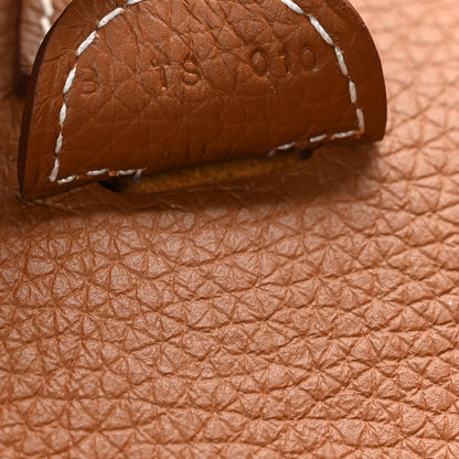 Hermes Taurillon Clemence Evelyne III PM Gold 7 of 11