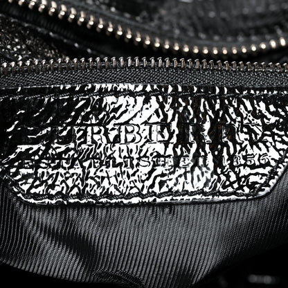 Burberry Patent Ruffled Medium Lowry Black 6 of 11