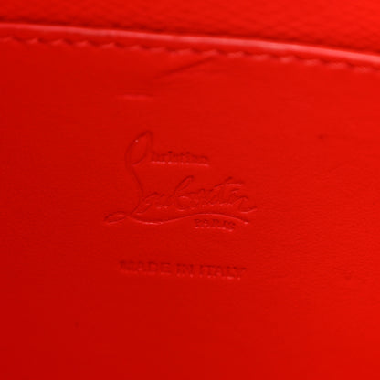 Christian Louboutin Crocodile Embossed Calfskin Spiked Small Cabarock Shopper Tote Red 6 of 10