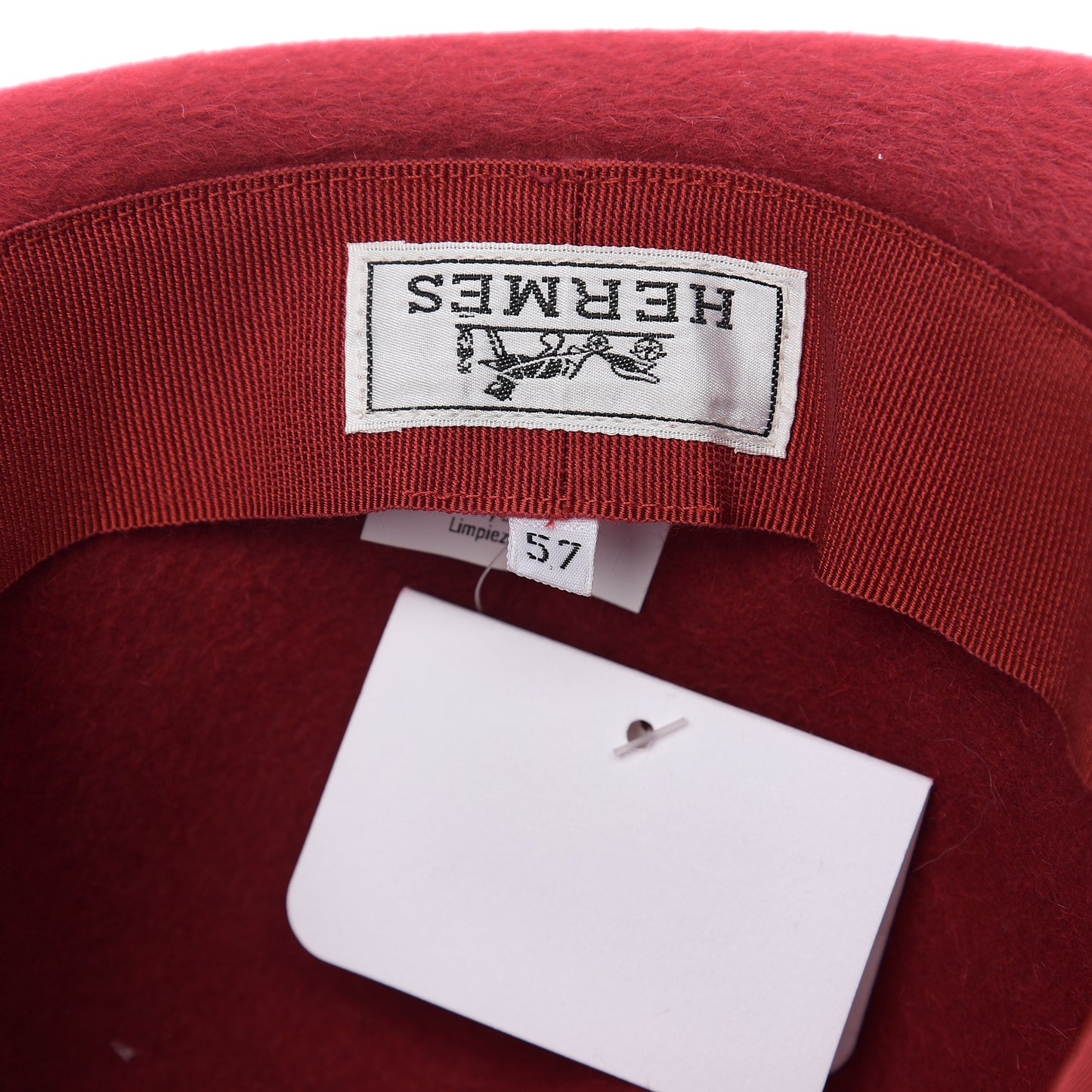 Feutre Chapeau Hat 57 Rouge Profond