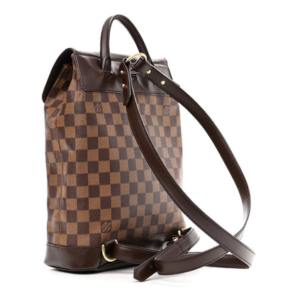 Louis Vuitton Damier Ebene Soho Backpack 3 of 13