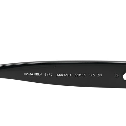 Chanel Acetate Square Heart Sunglasses 5479-A Black 14 of 14