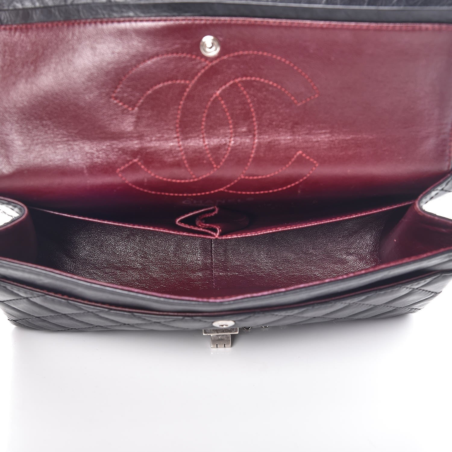 Chanel Aged Calfskin Quilted 2.55 Reissue 226 Flap Black 5 of 11