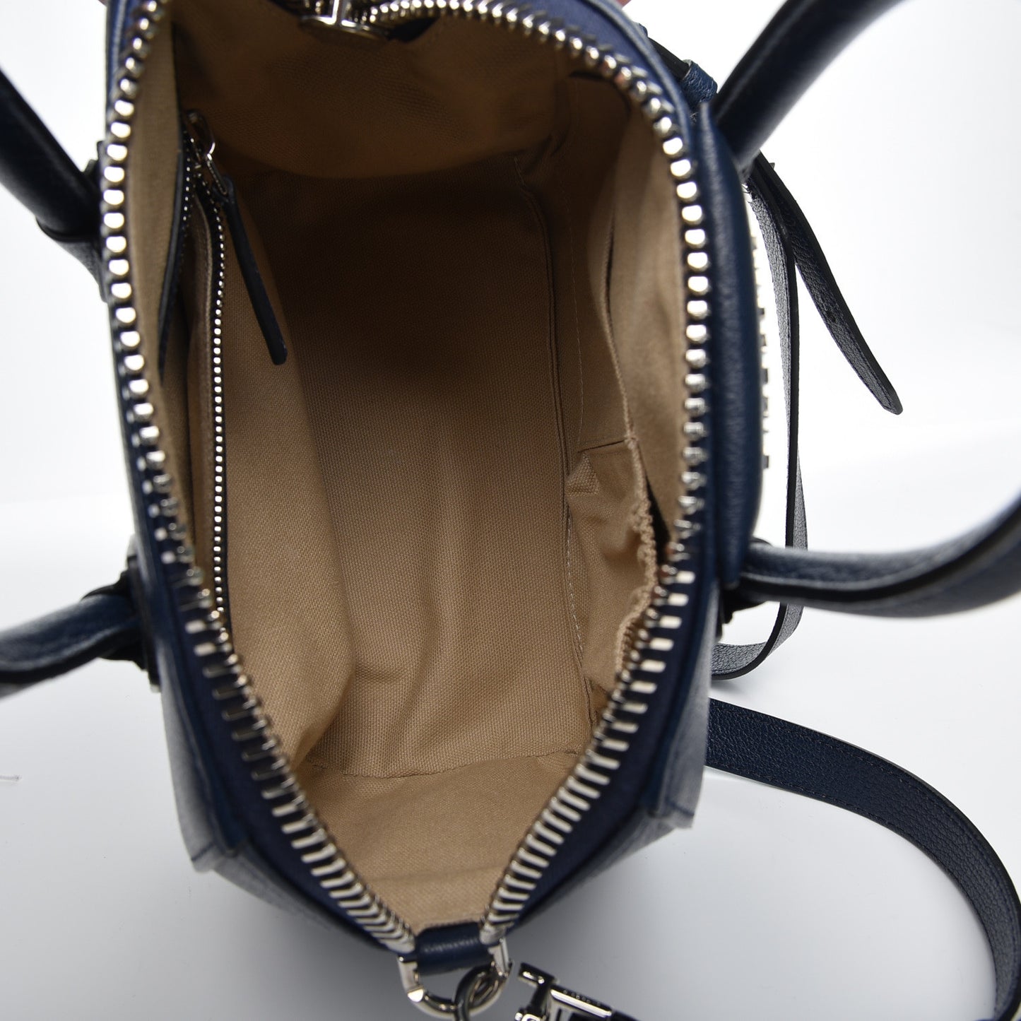 Sugar Goatskin Mini Antigona Night Blue