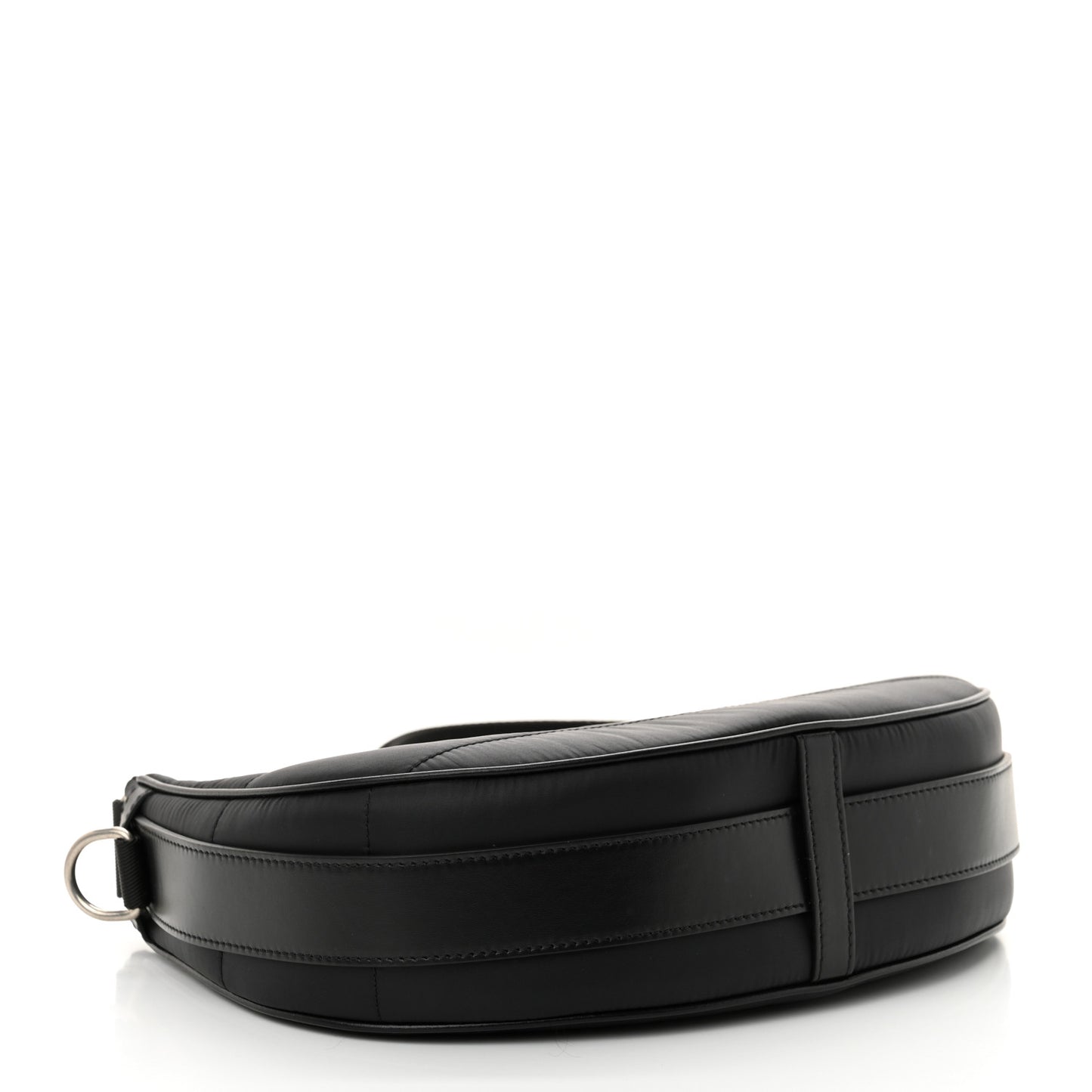 Nylon Ava Shoulder Bag Black