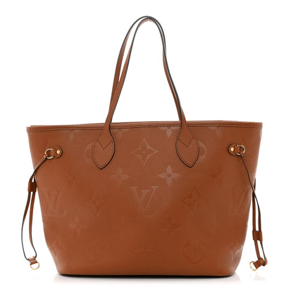 Louis Vuitton Empreinte Monogram Giant Neverfull MM Cognac 2 of 11