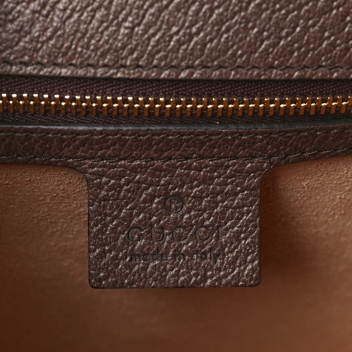 GG Supreme Monogram Web Small Ophidia Flap Messenger Bag Brown