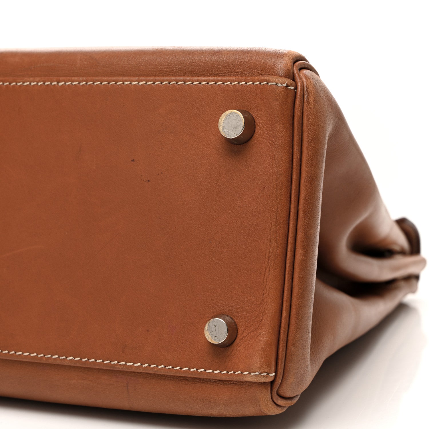 Hermes Natural Barenia Kelly Retourne 32 Fauve 14 of 14