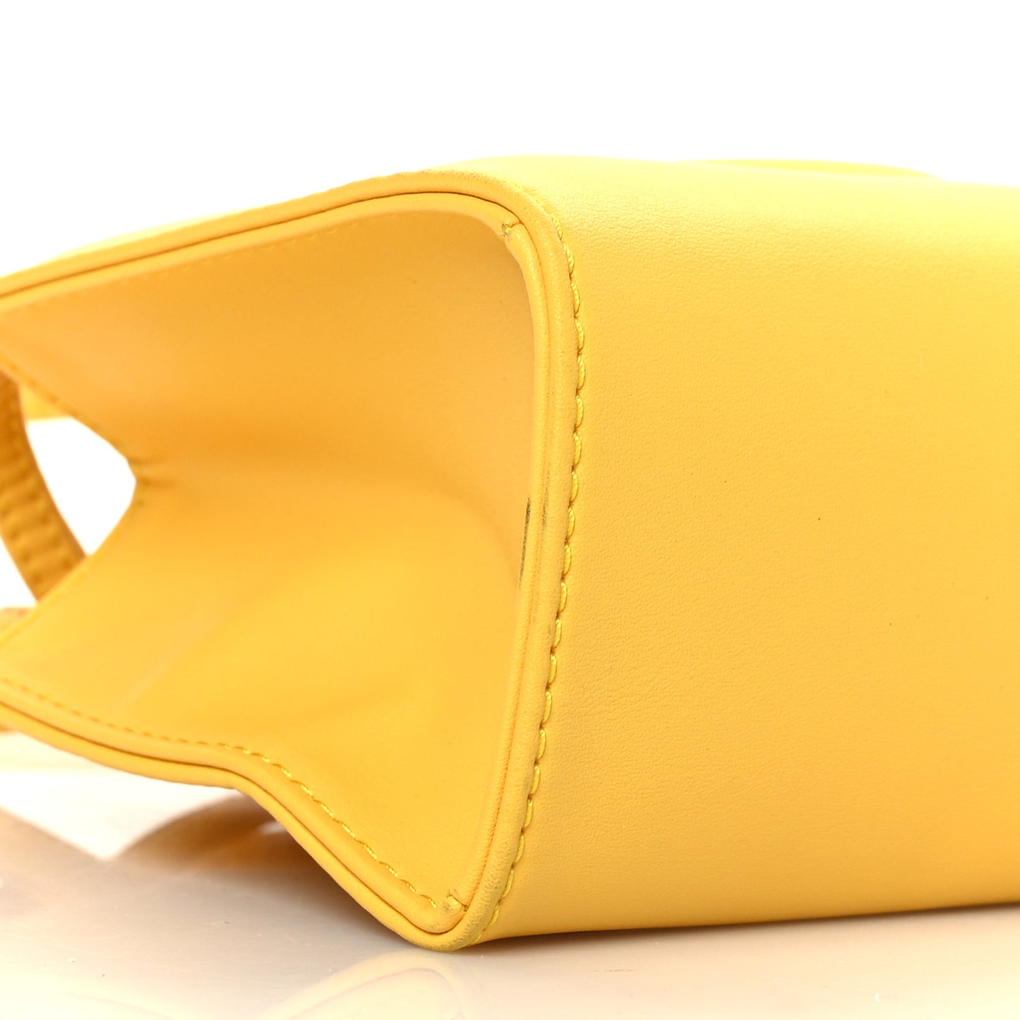 Vegan Leather Small Shopping Bag Margarine