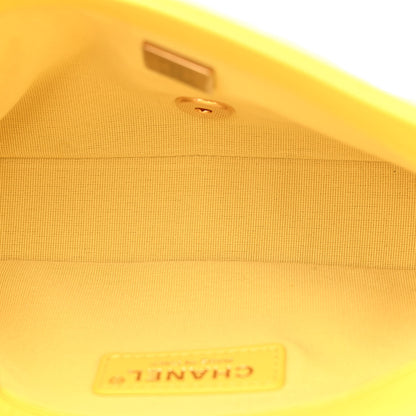 Chanel Caviar Quilted Mini CC You Flap Yellow 5 of 11