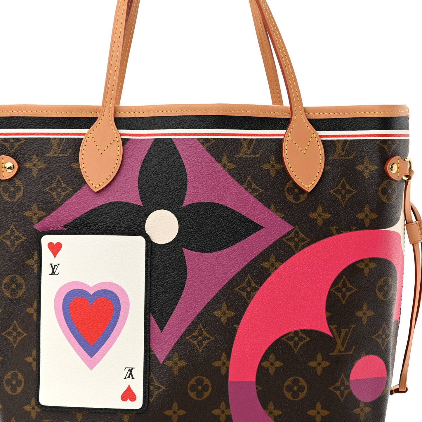LOUIS VUITTON Monogram Game On Neverfull MM