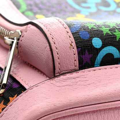 Gucci GG Supreme Monogram Psychedelic Small Day Backpack Black Multicolor Sugar Pink 13 of 13