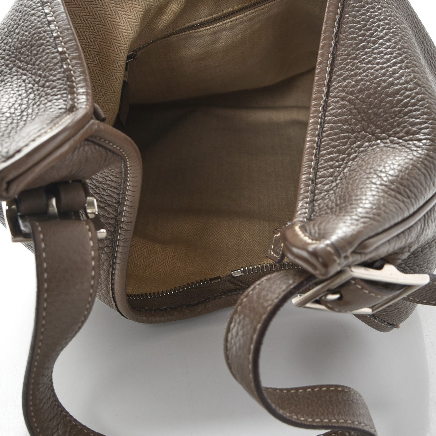 Hermes Taurillon Clemence Massai PM Etoupe 6 of 13
