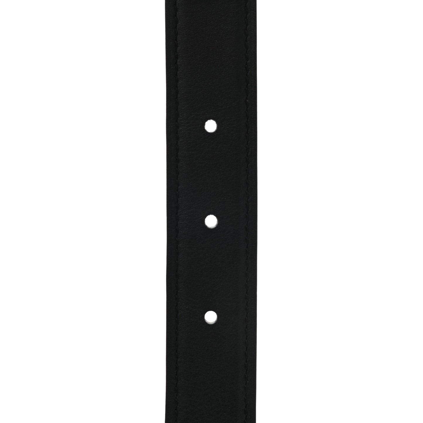Swift Epsom 24mm Mini H Belt 75 Black Gold