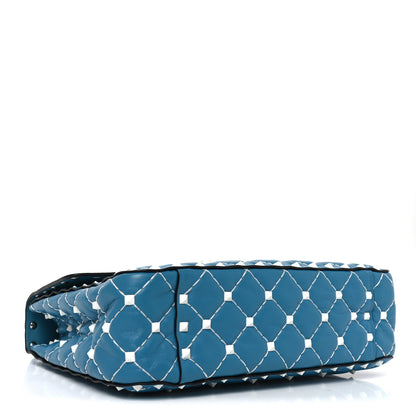 Valentino Garavani Nappa Medium Free Rockstud Spike Shoulder Bag Cerulean 4 of 9