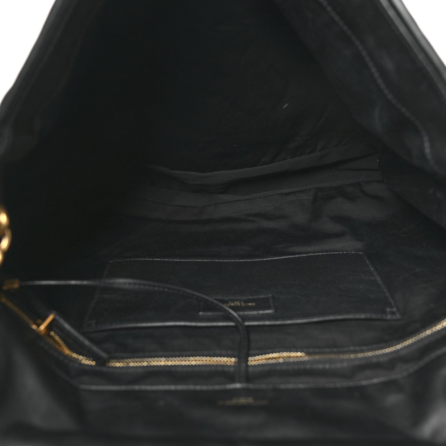 Lambskin Matelasse Monogram Large Jamie 4.3 Black