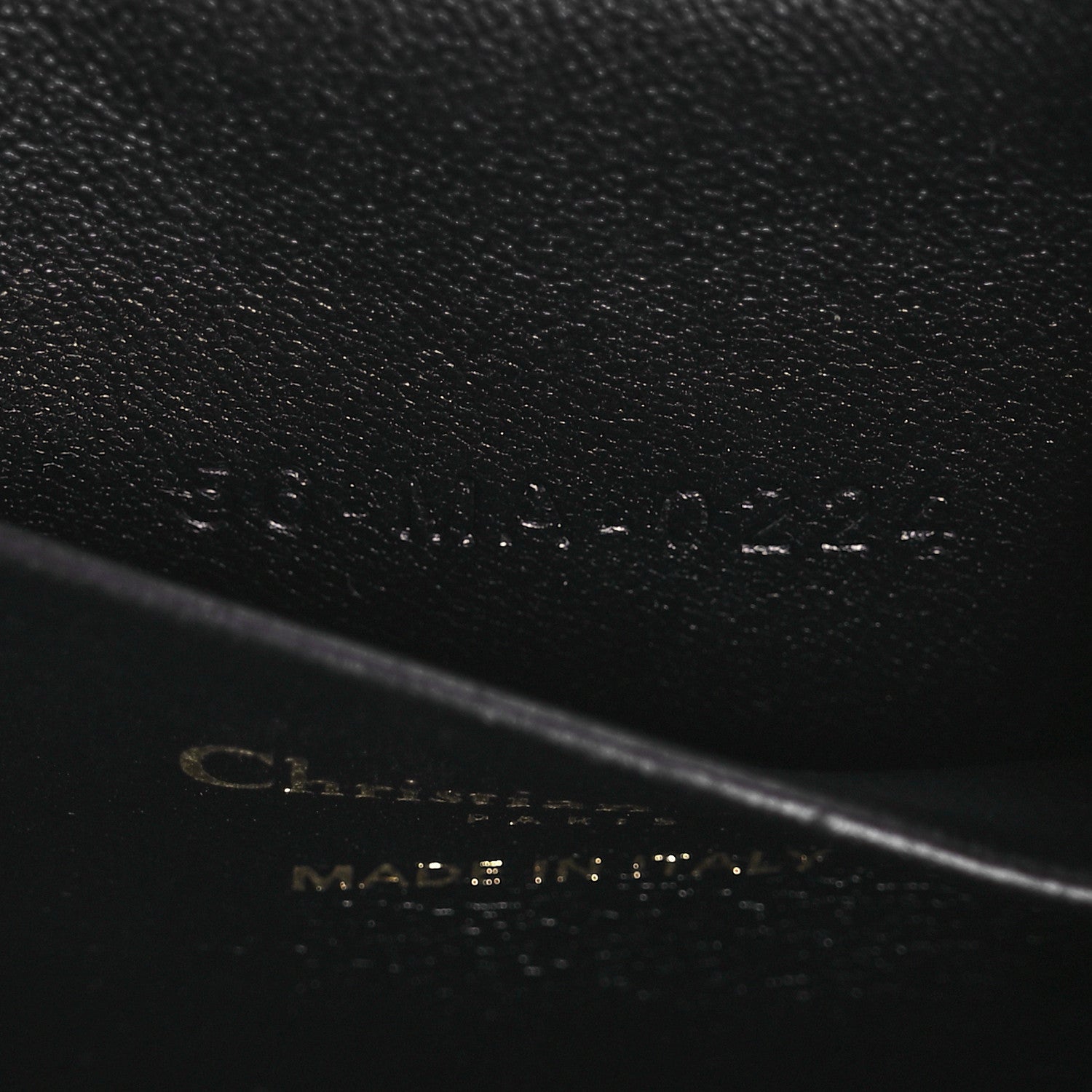 Christian Dior Lambskin Macrocannage Mini Caro Vanity Case Black 7 of 14