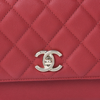Chanel Caviar Quilted Medium Business Affinity Flap Red 11 of 12