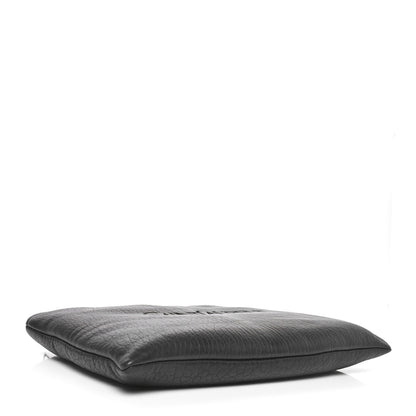 Saint Laurent Lambskin Large Puffy Pouch Black 4 of 11