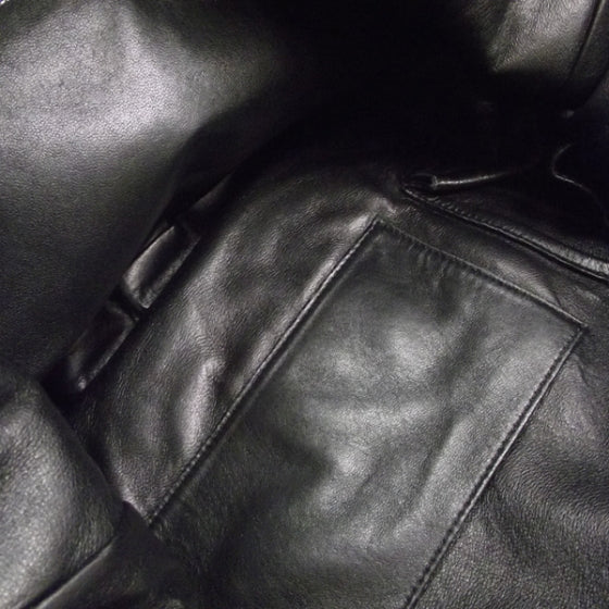 Leather Modern Chain Hobo