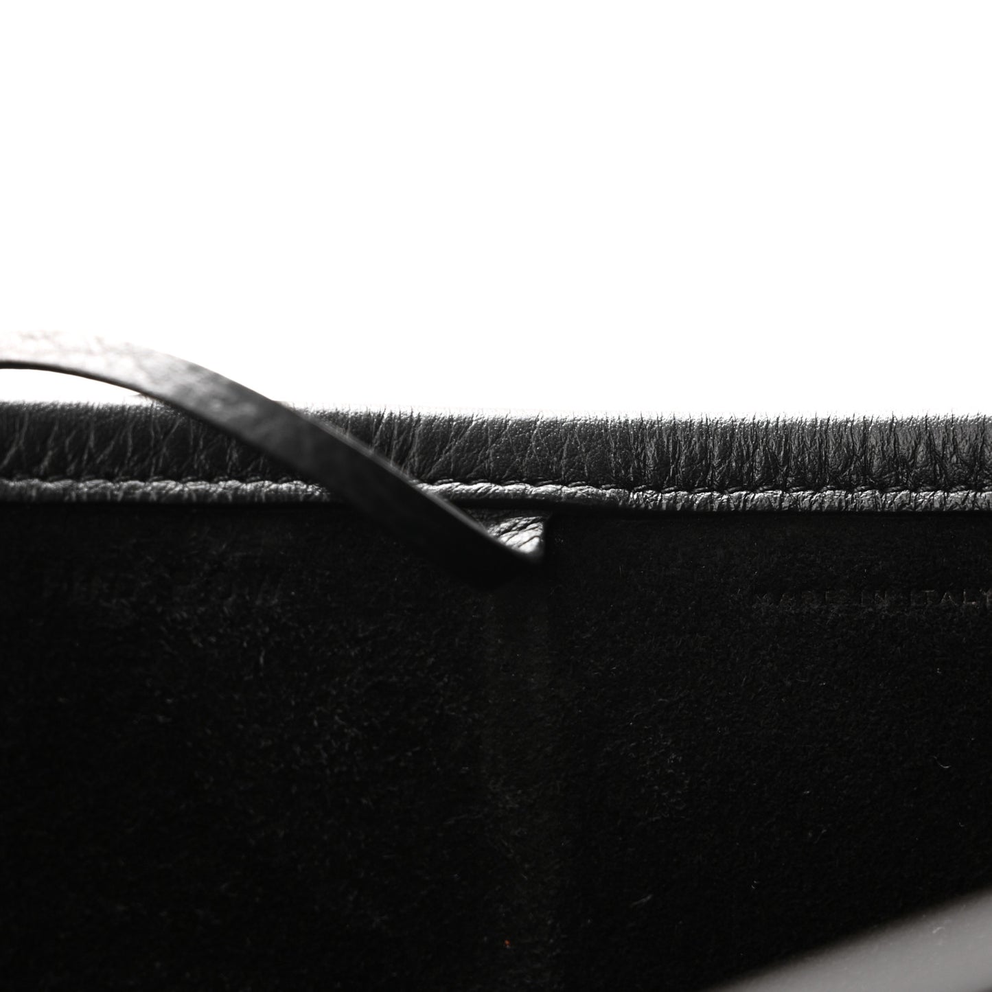 Grained Calfskin Large N/S Park Tote Black