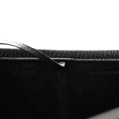 The Row Grained Calfskin Large N/S Park Tote Black 6 of 9