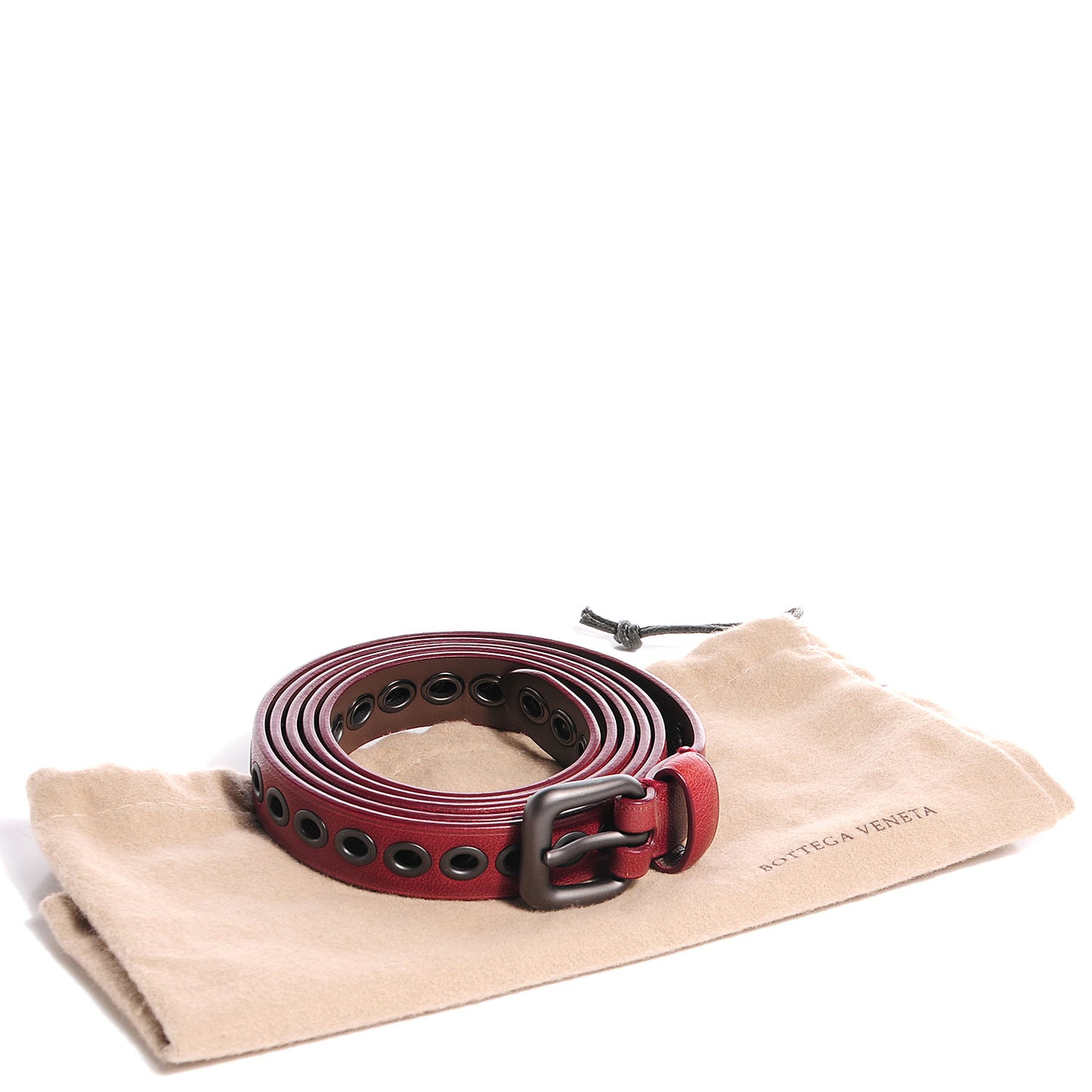 Leather Belt Red