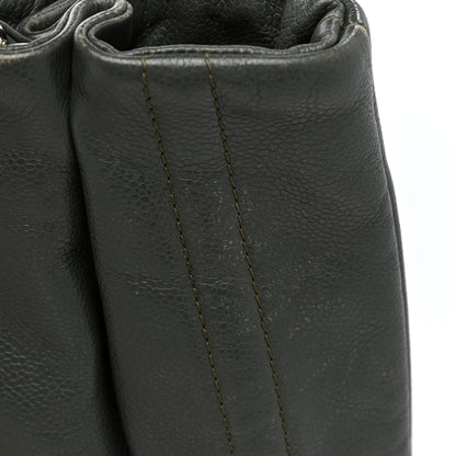 Chanel Caviar CC Timeless Shoulder Bag Gray 16 of 21