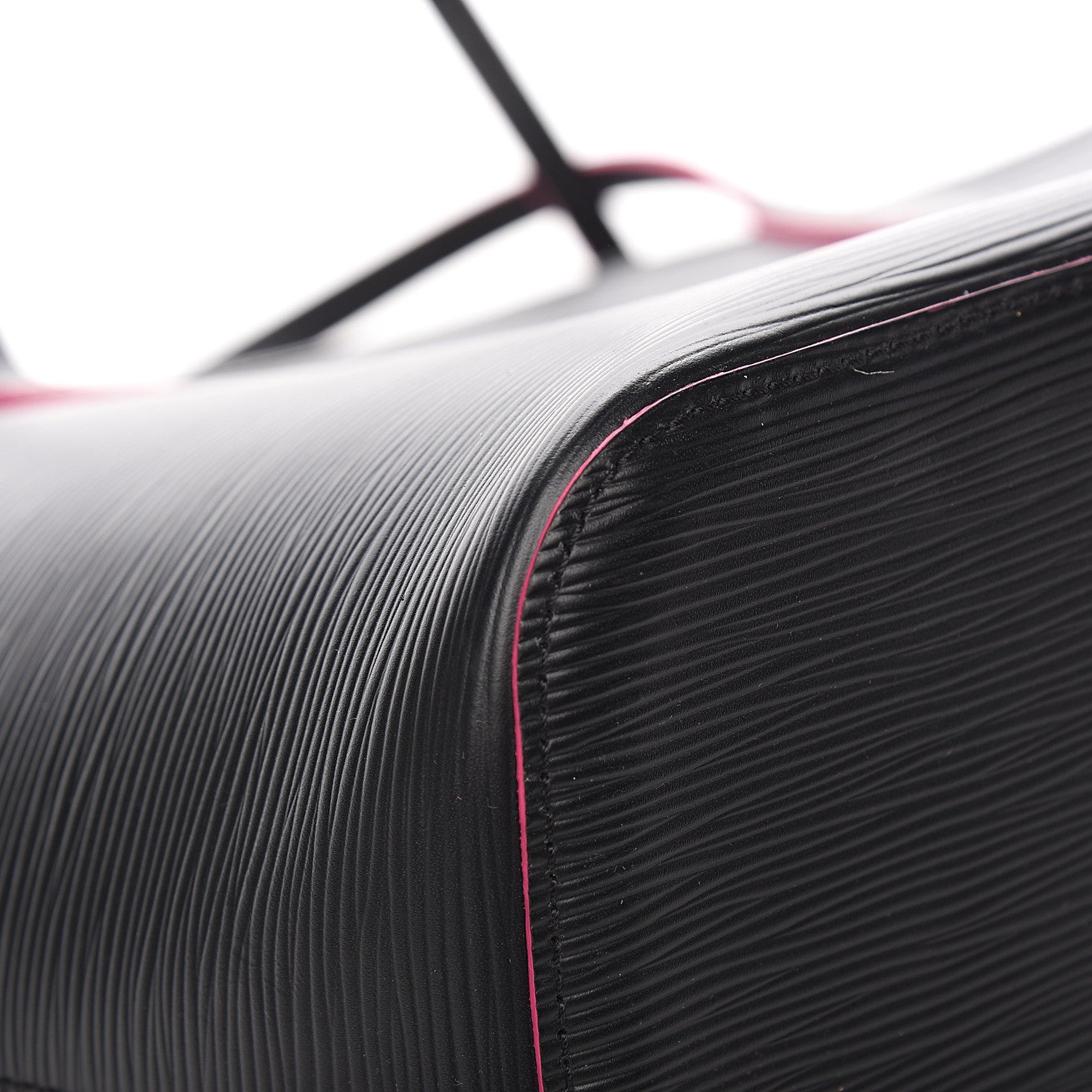 Louis Vuitton Epi Neverfull MM Black Hot Pink 8 of 12