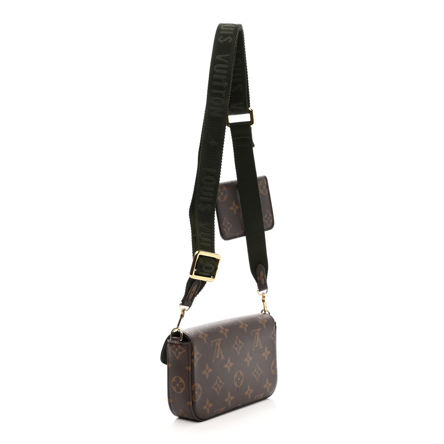 Louis Vuitton Monogram Felicie Strap & Go Kaki 3 of 9