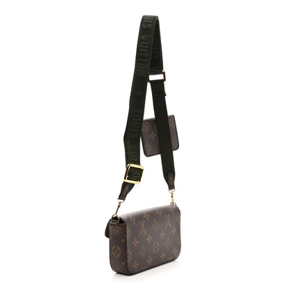 Louis Vuitton Monogram Felicie Strap & Go Kaki 3 of 9