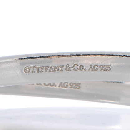 Tiffany Sterling Silver 1837 Interlocking Bangle Bracelet 4 of 5
