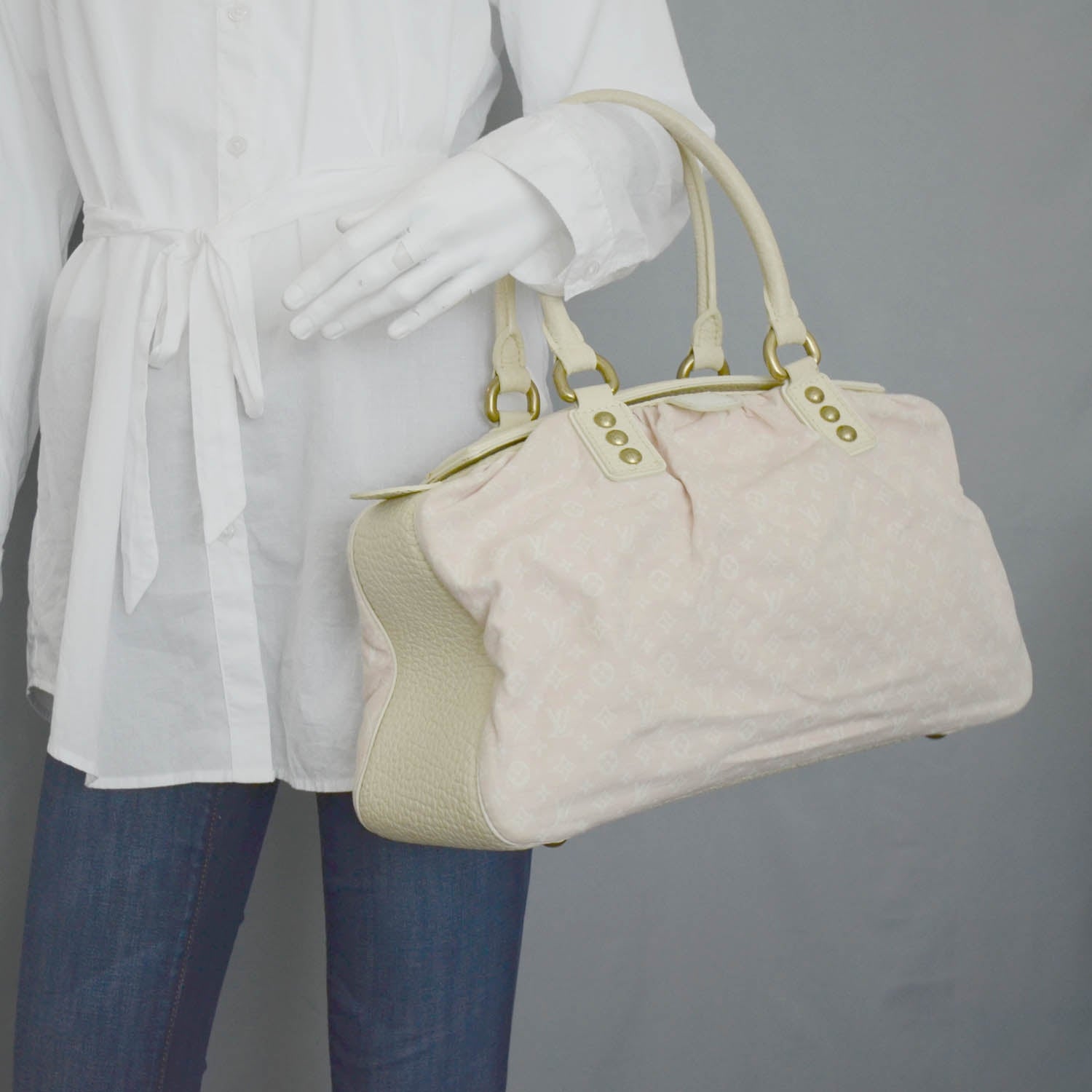Louis Vuitton Mini Monogram Trapeze GM Pink 2 of 11