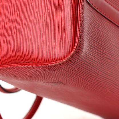 Louis Vuitton Epi Speedy 30 Castillan Red 10 of 10
