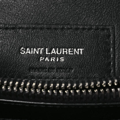 Saint Laurent Calfskin Y Quilted Monogram Small Loulou Chain Satchel Black 6 of 10
