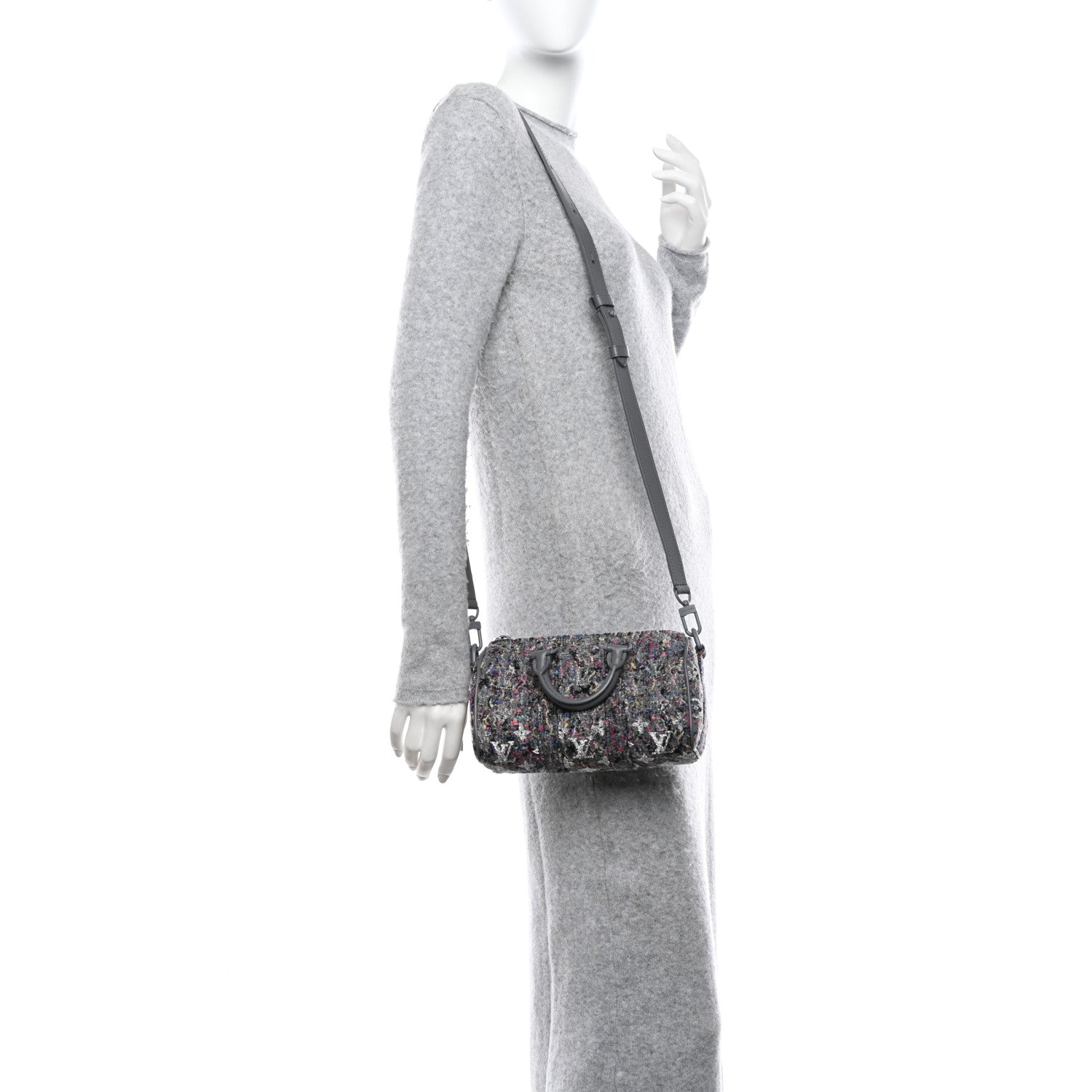 Louis Vuitton Wool Keepall XS Multicolor 2 of 10