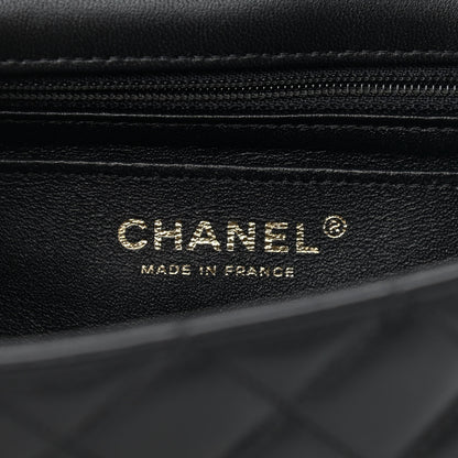 Chanel Lambskin Quilted Egyptian Amulet Mini Rectangular Flap Black 5 of 11
