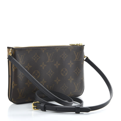 Louis Vuitton Reverse Monogram Giant Double Zip Pochette 3 of 9