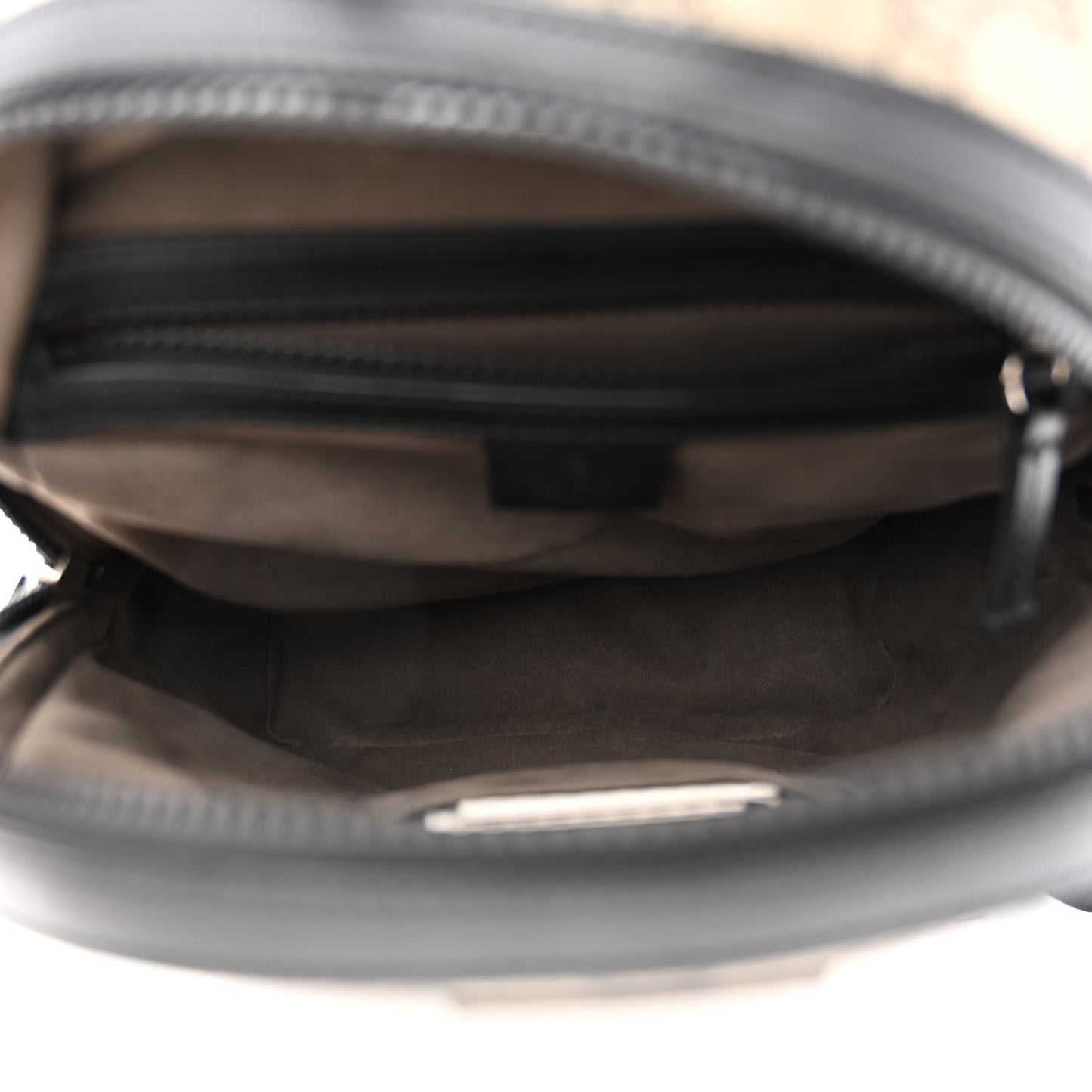 GG Supreme Monogram Small Eden Day Backpack Black
