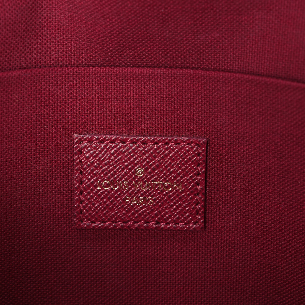 Monogram Pochette Felicie Chain Wallet Fuchsia