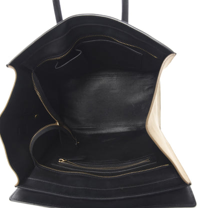 Celine Smooth Calfskin Suede Mini Tri-Color Luggage Rust 4 of 12