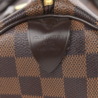Louis Vuitton Damier Ebene Speedy 30 6 of 14
