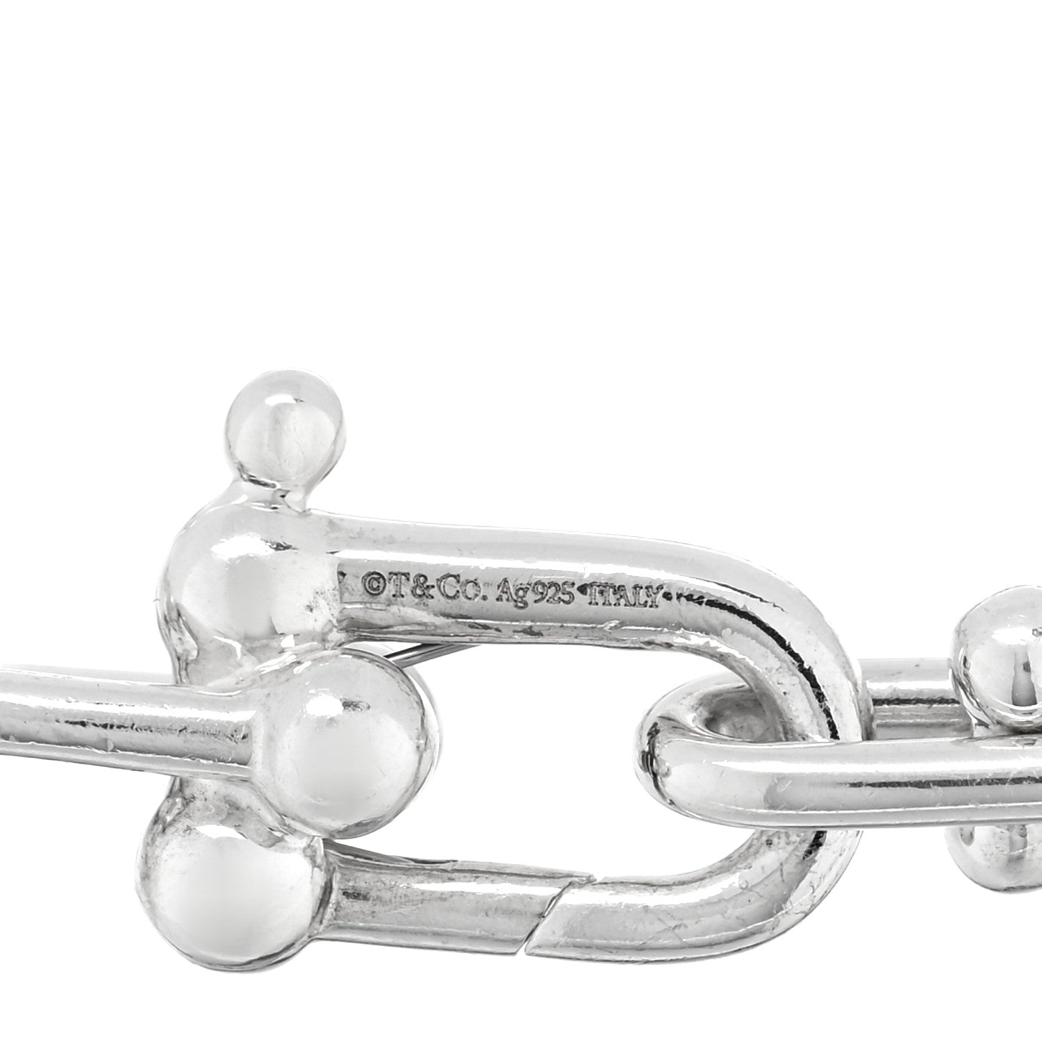 Tiffany Sterling Silver Medium HardWear Link Bracelet 3 of 4