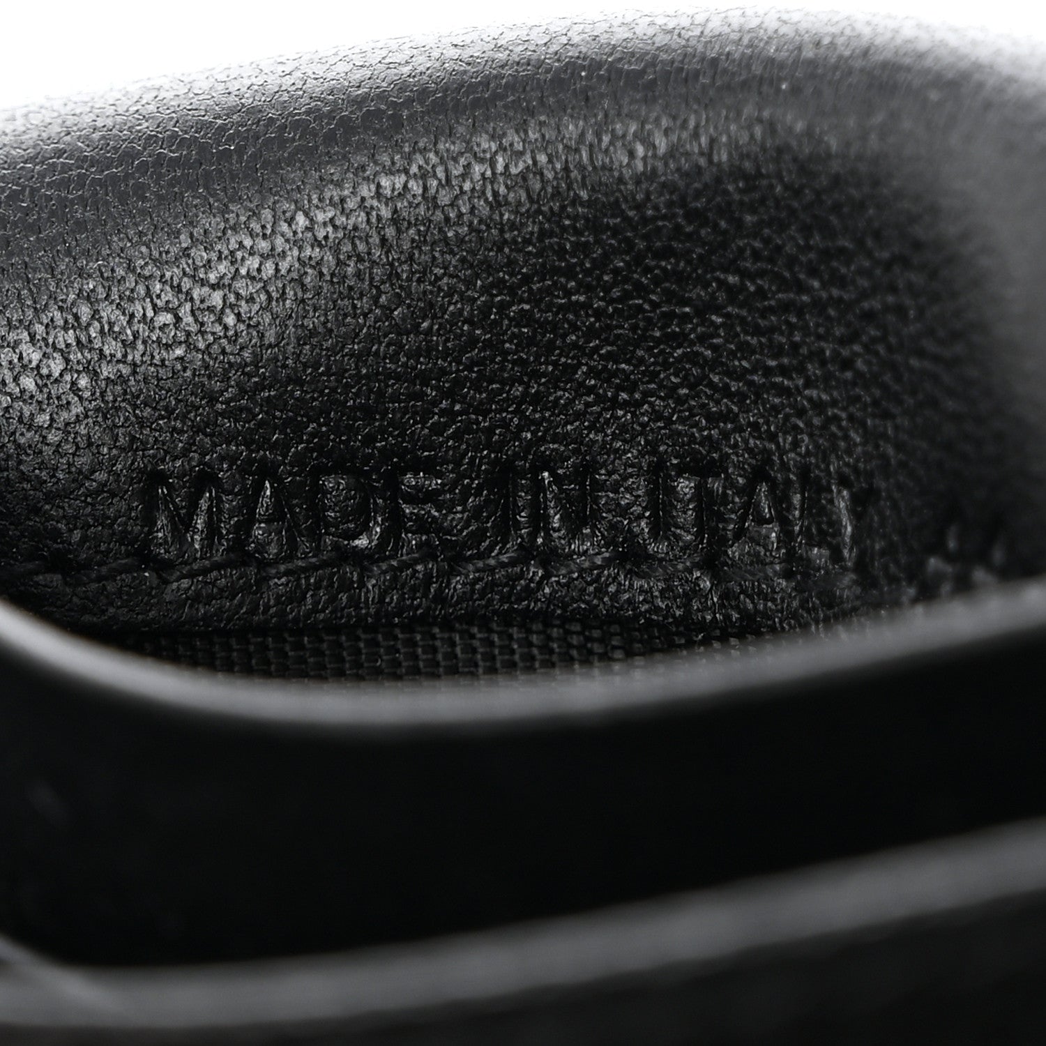 Christian Dior Grained Calfskin Saddle Card Holder Black 7 of 9