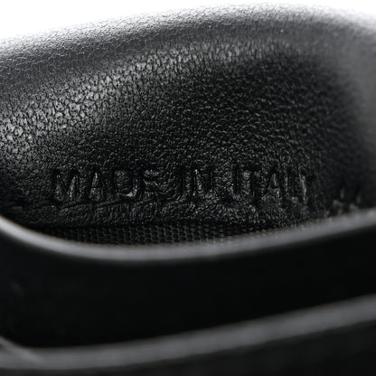 Christian Dior Grained Calfskin Saddle Card Holder Black 7 of 9